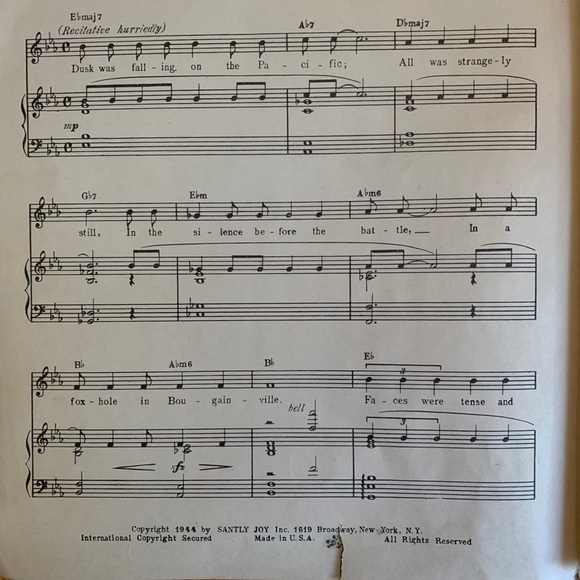 1944 I Had a Little Talk With The Lord Sheet Music - Picture 4 of 6